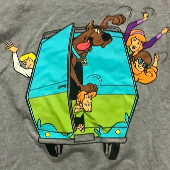 Scooby Doo in the crew, long sleeve graphic T-shirt, with flaws - Picture 4 of 5